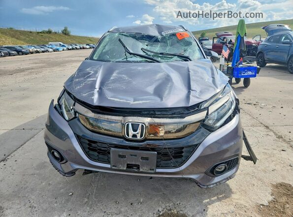 3CZRU6H19KM734884 2019 HONDA HR-V Charcoal Front view