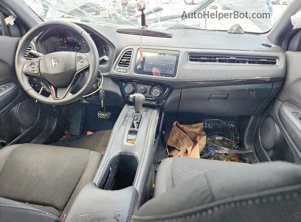 3CZRU6H19KM734884 2019 HONDA HR-V Charcoal Dashboard view