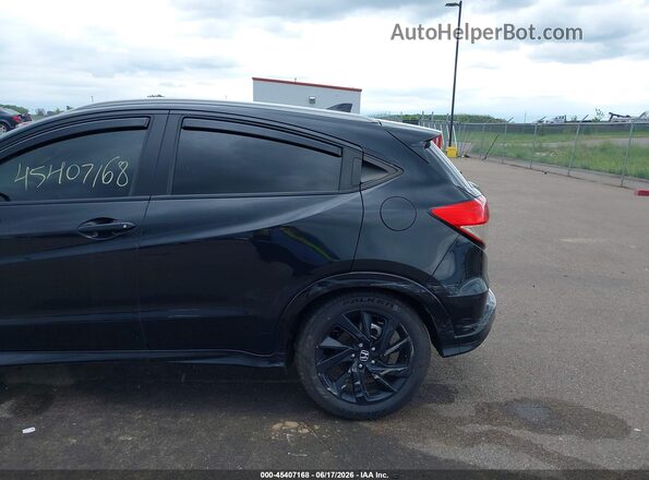 3CZRU6H19MM702861 2021 HONDA HR-V Black წინა ხედი