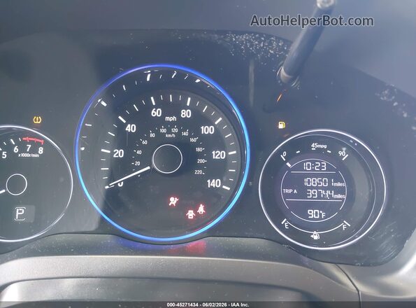 3CZRU6H1XKG712066 2019 HONDA HR-V Gray უკანა სავარძლების ხედი