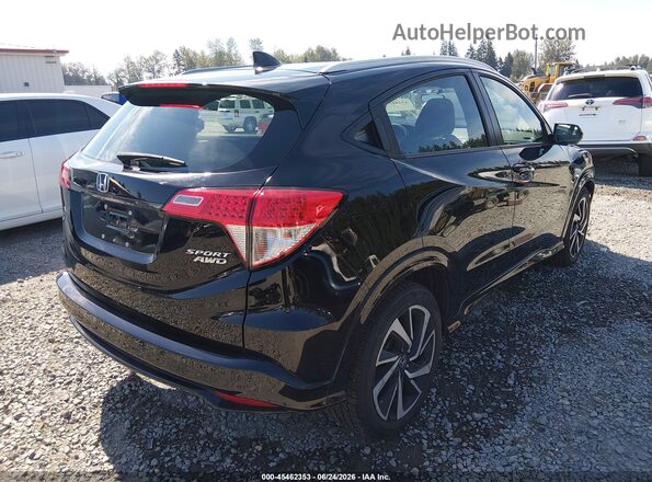 3CZRU6H1XKG730194 2019 HONDA HR-V Black Trasero derecho