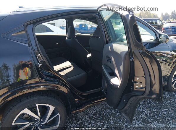 3CZRU6H1XKG730194 2019 HONDA HR-V Black Vista de la etiqueta del VIN