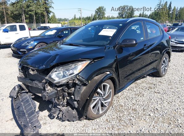 3CZRU6H1XKG730194 2019 HONDA HR-V Black Vista tres cuartos delantera izquierda