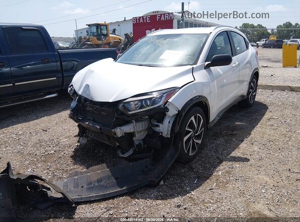 3CZRU6H1XKM727328 2019 HONDA HR-V Белый Передняя левая четверть