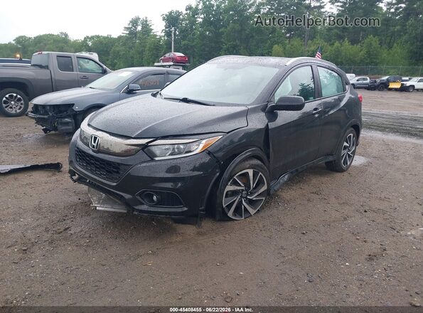 3CZRU6H1XLM726763 2020 HONDA HR-V Black Vista tres cuartos delantera izquierda