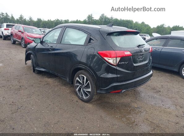3CZRU6H1XLM726763 2020 HONDA HR-V Black Trasero izquierdo