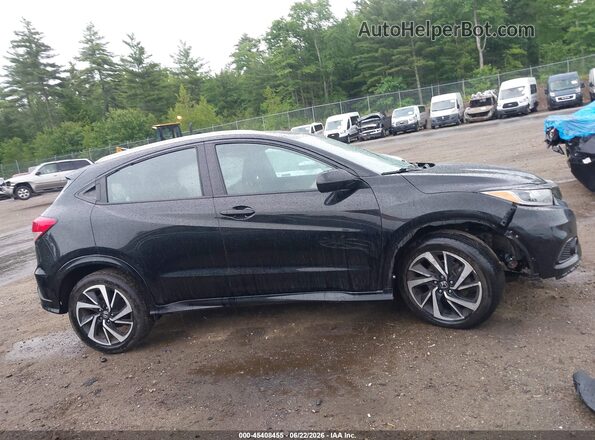 3CZRU6H1XLM726763 2020 HONDA HR-V Black Vista interior de 360 grados