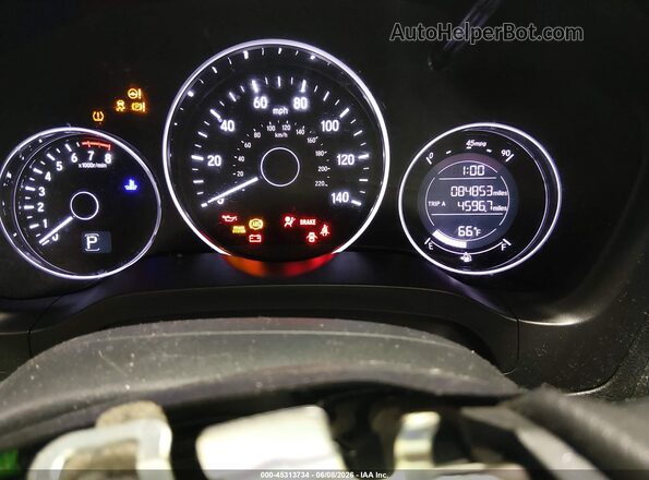 3CZRU6H1XLM737729 2020 HONDA HR-V Silver უკანა სავარძლების ხედი
