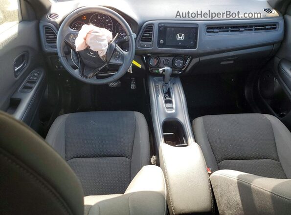 3CZRU6H1XNM725650 2022 HONDA HR-V Black Առջևի վահանակի տեսք