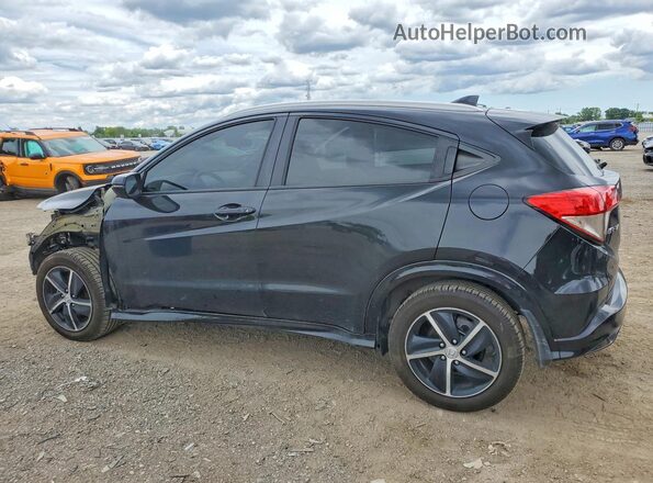 3CZRU6H23KM101838 2019 HONDA HR-V Black Trasero izquierdo