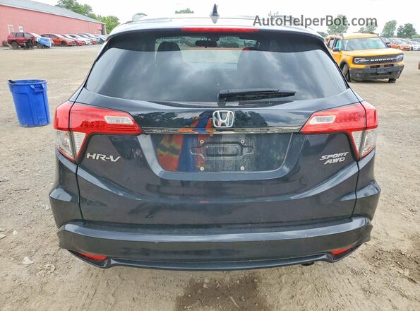 3CZRU6H23KM101838 2019 HONDA HR-V Black Vista trasera