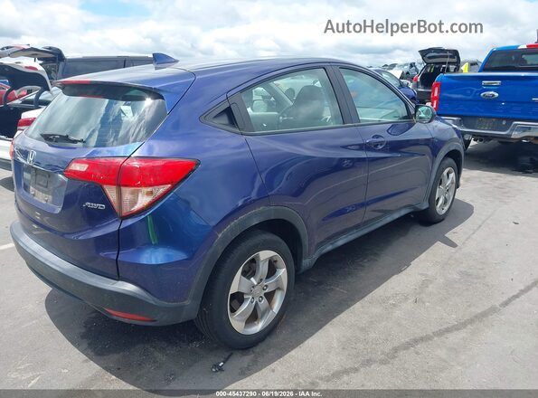 3CZRU6H30HM700682 2017 HONDA HR-V Синий Задняя правая четверть