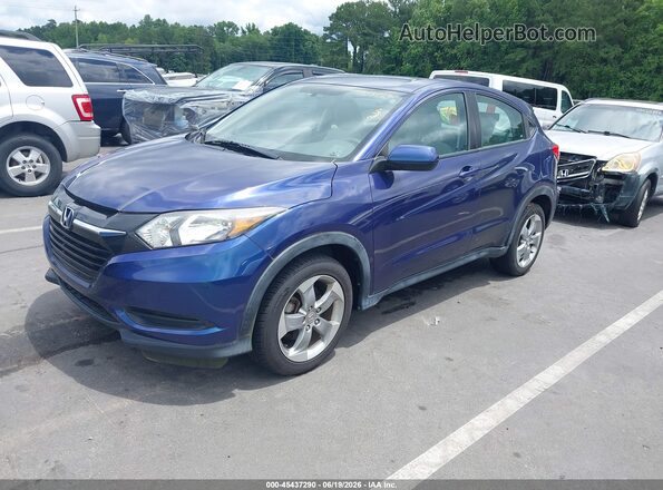 3CZRU6H30HM700682 2017 HONDA HR-V Синий Передняя левая четверть