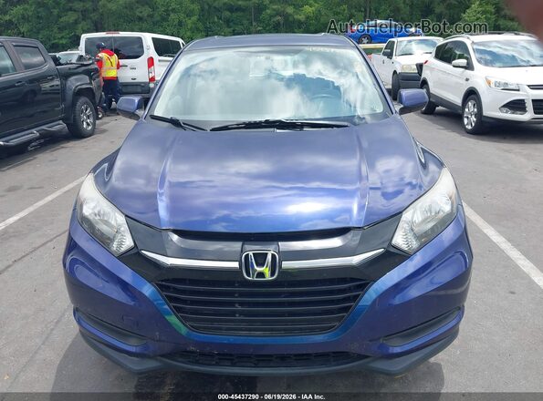 3CZRU6H30HM700682 2017 HONDA HR-V Синий Вид щитка приборов