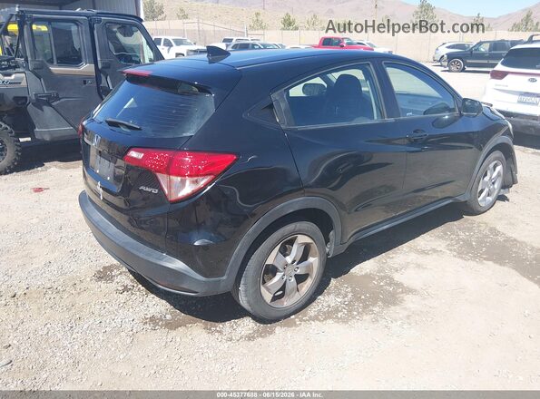 3CZRU6H30HM700777 2017 HONDA HR-V Black Задня права чверть