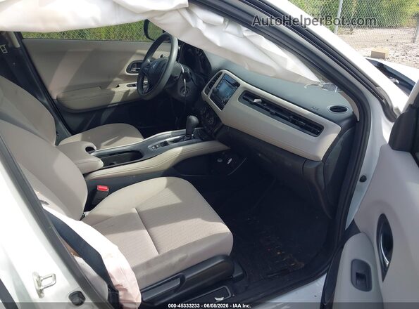 3CZRU6H30JM731551 2018 HONDA HR-V White Vista interior delantera