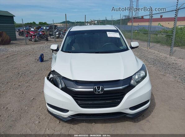 3CZRU6H30JM731551 2018 HONDA HR-V White Vista del cuadro de instrumentos