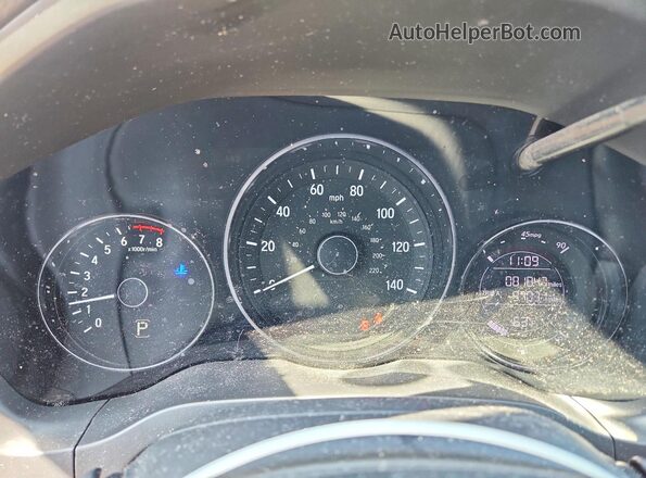 3CZRU6H30KG725667 2019 HONDA HR-V Black Вид щитка приладів