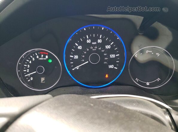 3CZRU6H31JM703872 2018 HONDA HR-V Black Instrument cluster view
