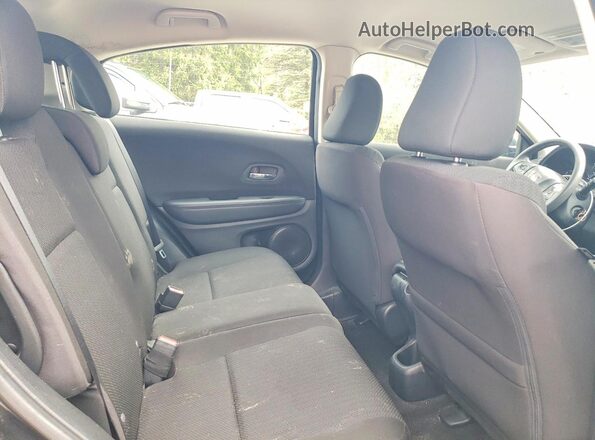 3CZRU6H31JM703872 2018 HONDA HR-V Black Rear interior view