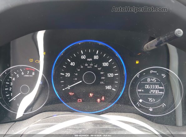 3CZRU6H31NM732830 2022 HONDA HR-V White Widok tylnych siedzeń