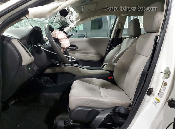 3CZRU6H32GM729762 2016 HONDA HR-V White Front interior view