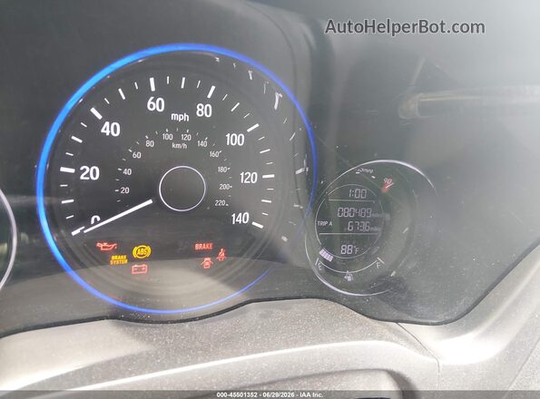 3CZRU6H32LG701050 2020 HONDA HR-V Gray უკანა სავარძლების ხედი