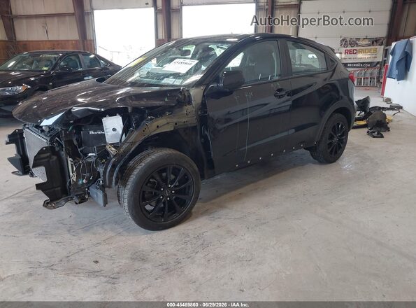 3CZRU6H32MM742376 2021 HONDA HR-V Черный Передняя левая четверть