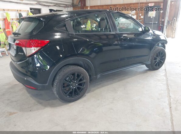 3CZRU6H32MM742376 2021 HONDA HR-V Черный Задняя правая четверть
