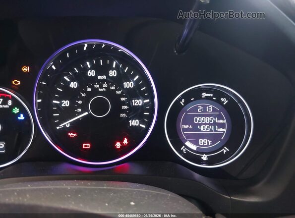3CZRU6H32MM742376 2021 HONDA HR-V Черный Вид задних сидений