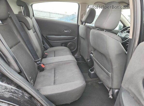 3CZRU6H33KG733116 2019 HONDA HR-V Black Vista de los asientos traseros