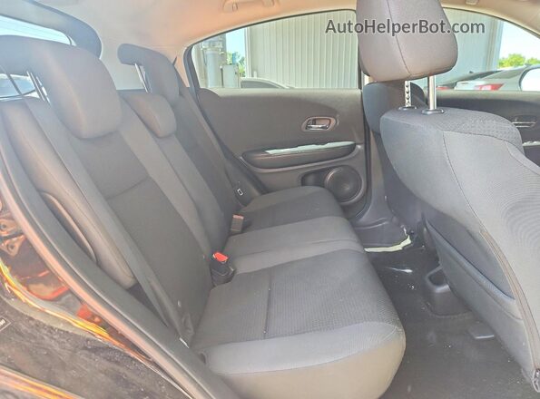 3CZRU6H33LM737847 2020 HONDA HR-V Black Vista de los asientos traseros