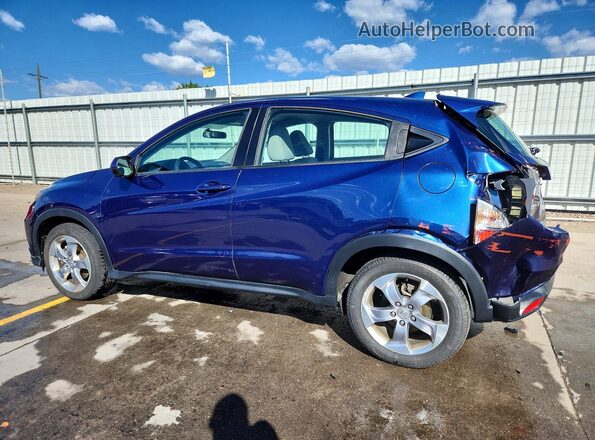3CZRU6H34HG705592 2017 HONDA HR-V Blue Հետևի ձախ