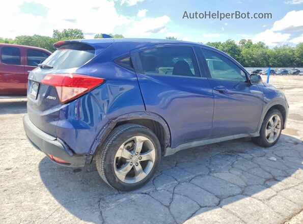 3CZRU6H34HG708797 2017 HONDA HR-V Blue Tył prawy