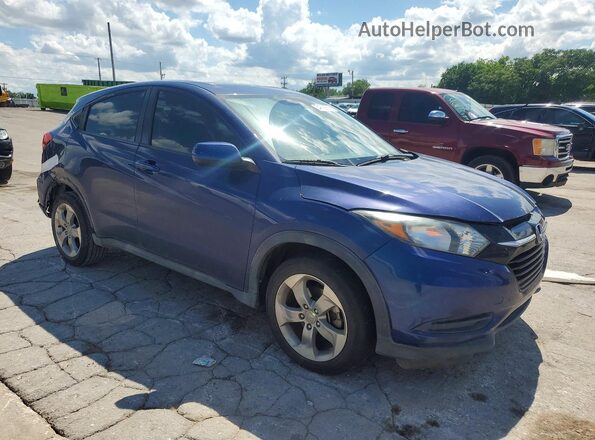 3CZRU6H34HG708797 2017 HONDA HR-V Blue Przód prawy