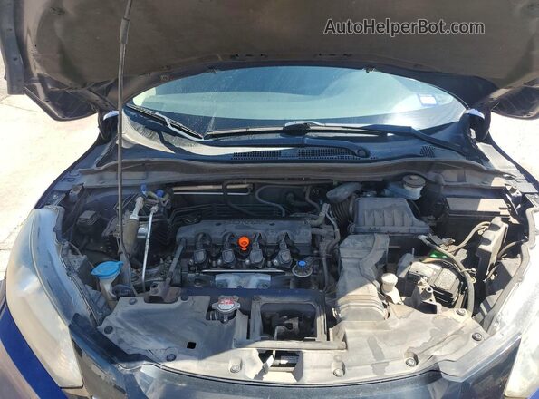 3CZRU6H34HG708797 2017 HONDA HR-V Blue Widok komory silnika