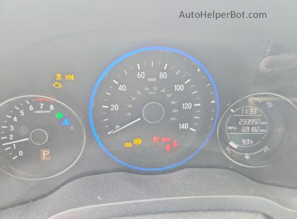 3CZRU6H34HM703181 2017 HONDA HR-V Silver 