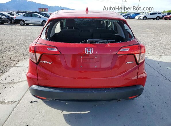 3CZRU6H34HM730512 2017 HONDA HR-V Red 