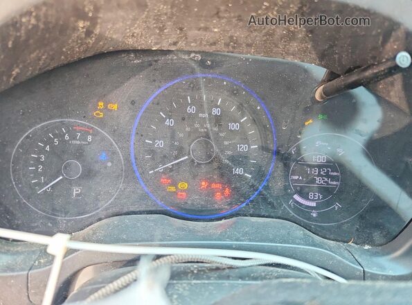 3CZRU6H34JM728250 2018 HONDA HR-V White ხელსაწყოთა პანელის ხედი