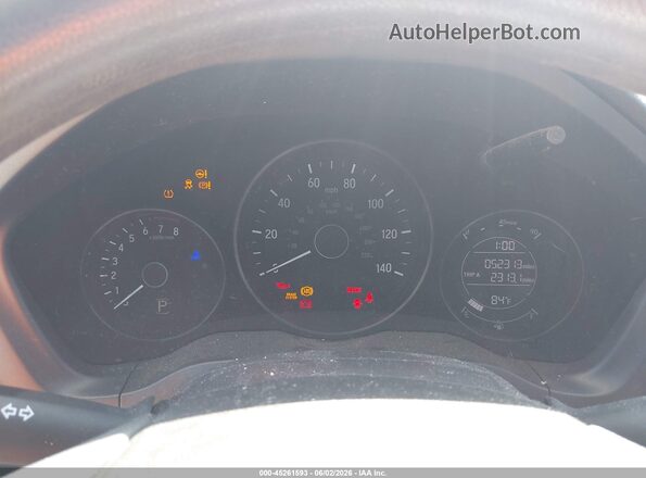 3CZRU6H34LM714772 2020 HONDA HR-V Black Widok tylnych siedzeń