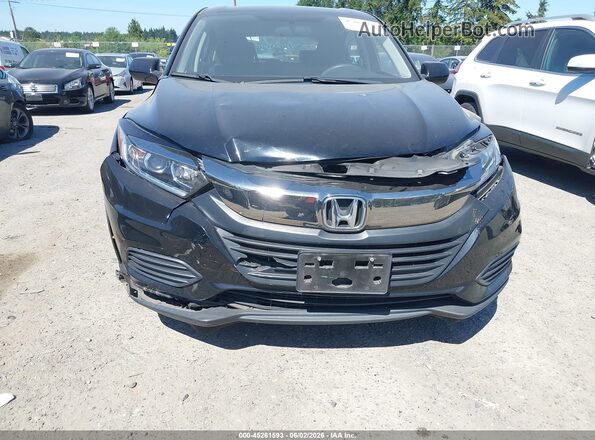 3CZRU6H34LM714772 2020 HONDA HR-V Black Widok z przodu