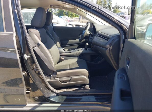 3CZRU6H34LM714772 2020 HONDA HR-V Black Widok wnętrza z przodu