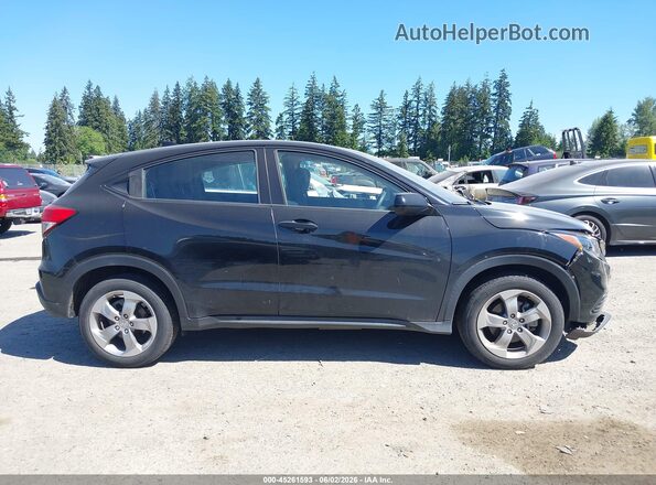 3CZRU6H34LM714772 2020 HONDA HR-V Black Widok wnętrza z tyłu