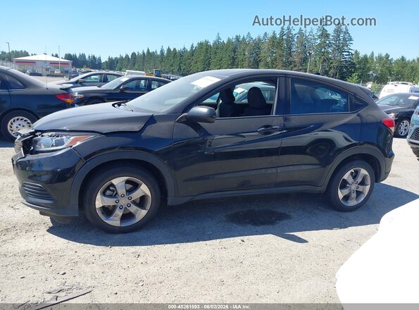 3CZRU6H34LM714772 2020 HONDA HR-V Black Widok wnętrza 360 stopni