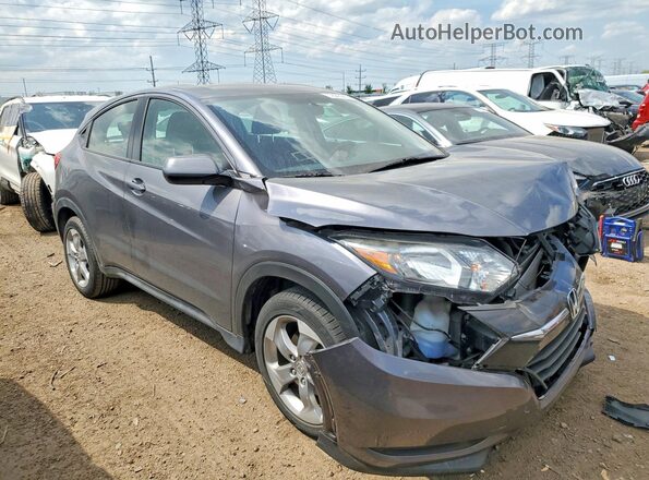 3CZRU6H35HM704839 2017 HONDA HR-V Gray Delantero derecho