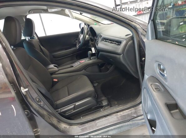 3CZRU6H35HM725139 2017 HONDA HR-V Black Front interior view