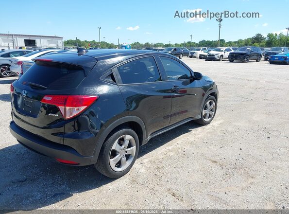 3CZRU6H35JG727929 2018 HONDA HR-V Черный Задняя правая четверть
