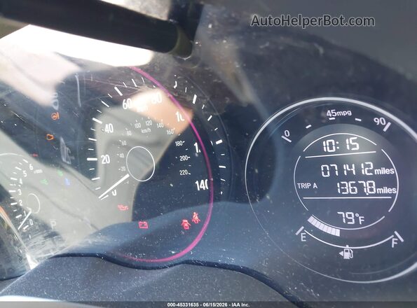 3CZRU6H35JG727929 2018 HONDA HR-V Черный Вид задних сидений