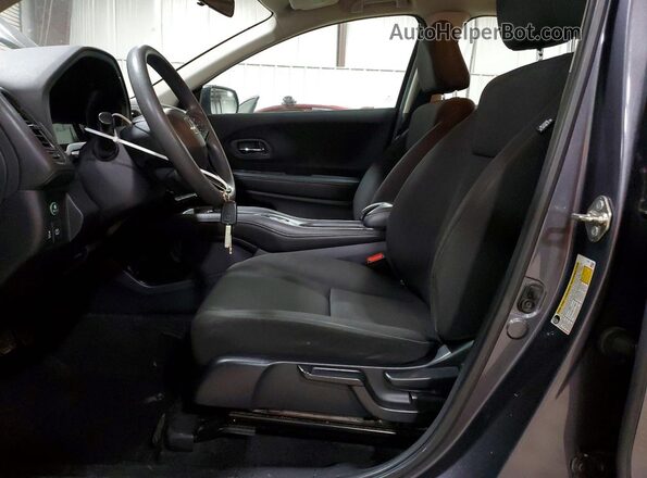 3CZRU6H35JG729034 2018 HONDA HR-V Серый Вид салона спереди
