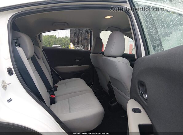 3CZRU6H35KM706680 2019 HONDA HR-V White Widok naklejki z numerem VIN